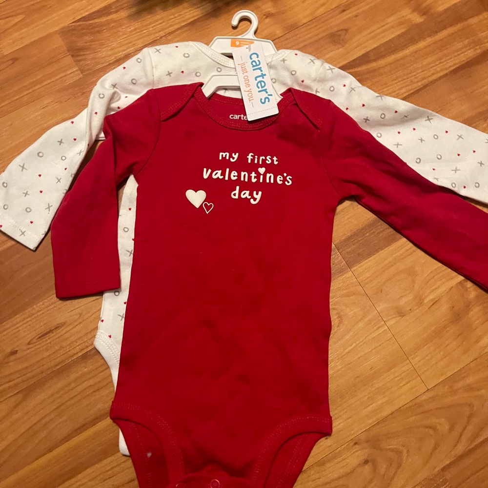 Carter's Red Valentine's Day Bodysuit